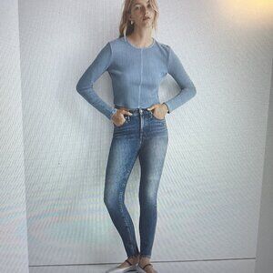 MADEWELL High Riser Skinny Distressed Jeans Size 2